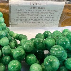 Jadeite Stone Bracelets NWOT